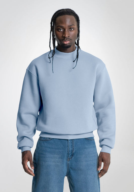 Oversize Sweater - Light Blue (Blau) – Oversize Sweater von Straight Outta Cotton