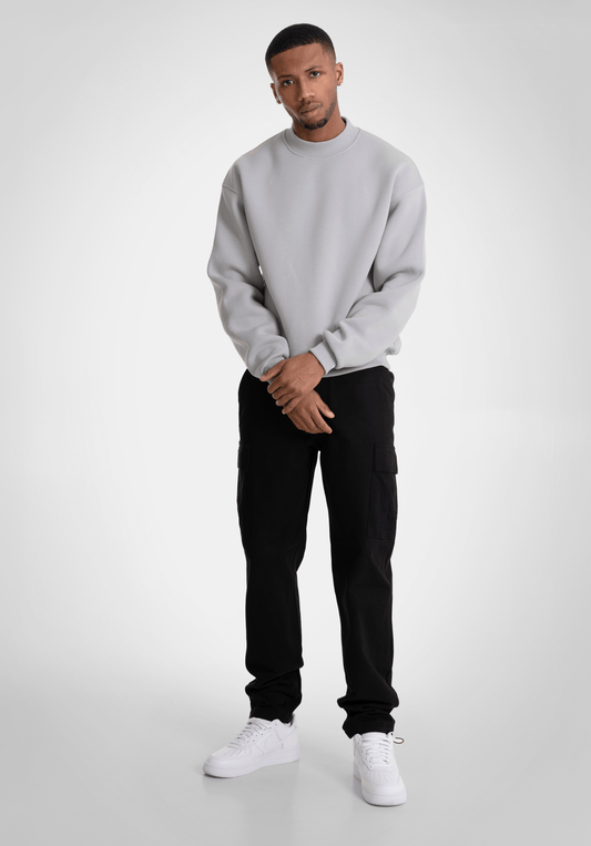 Oversize Sweater - Light Grey (Gris) – Oversize Sweater de Straight Outta Cotton