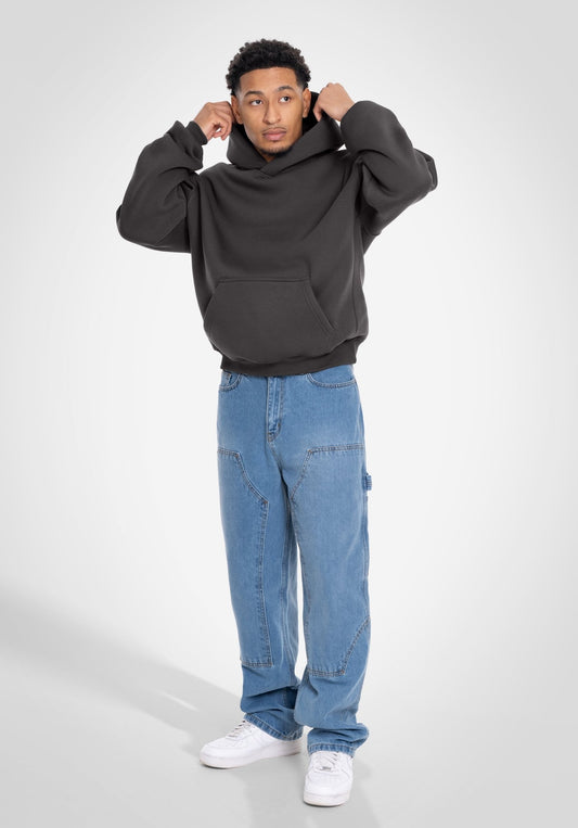 Patch Baggy Denim - Bleached () – Jeans von Straight Outta Cotton