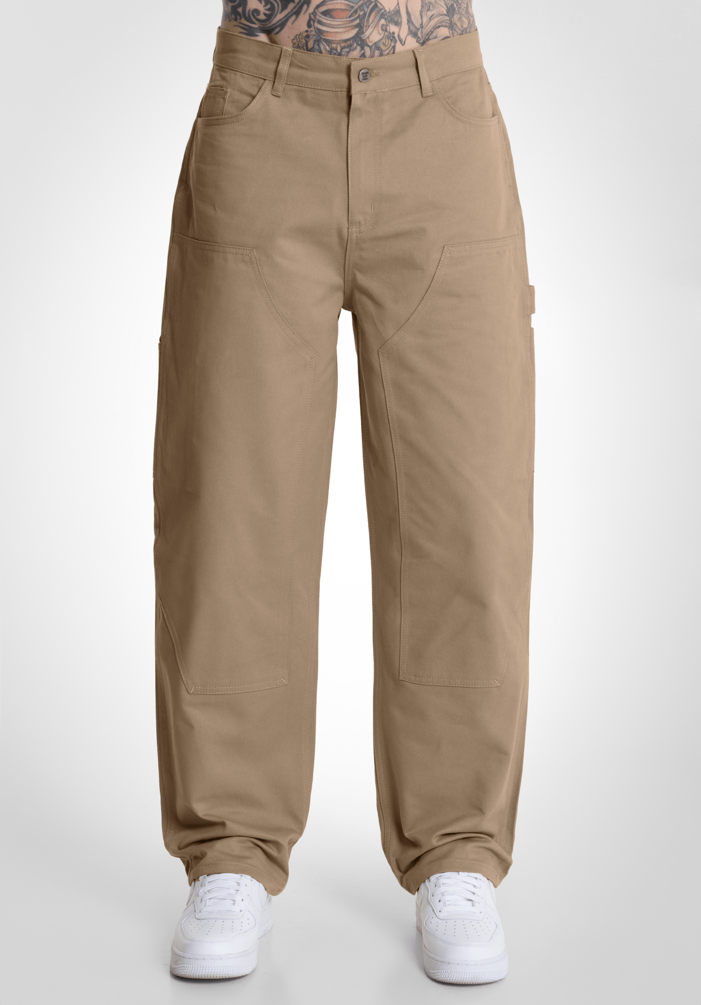Patch Baggy Twill - Beige () – Baggys von Straight Outta Cotton