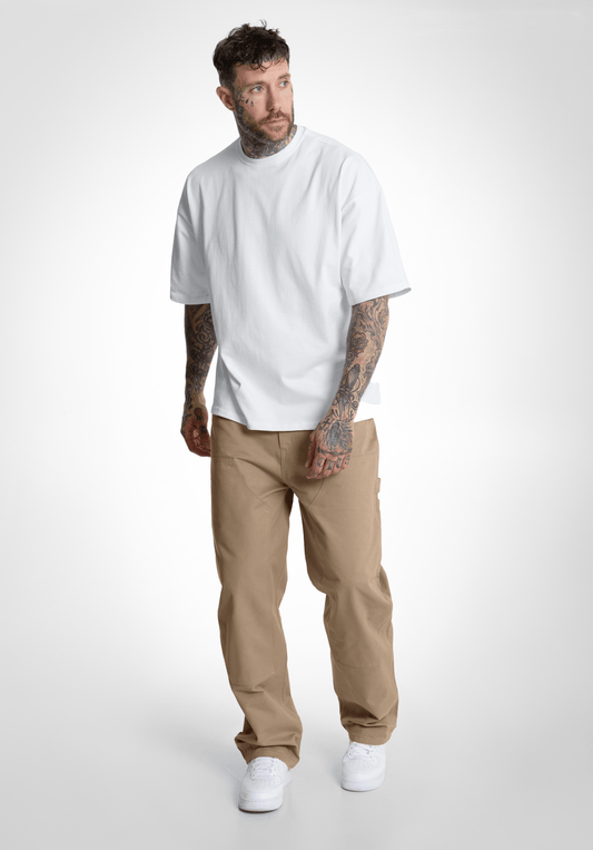 Patch Baggy Twill - Beige () – Baggys von Straight Outta Cotton