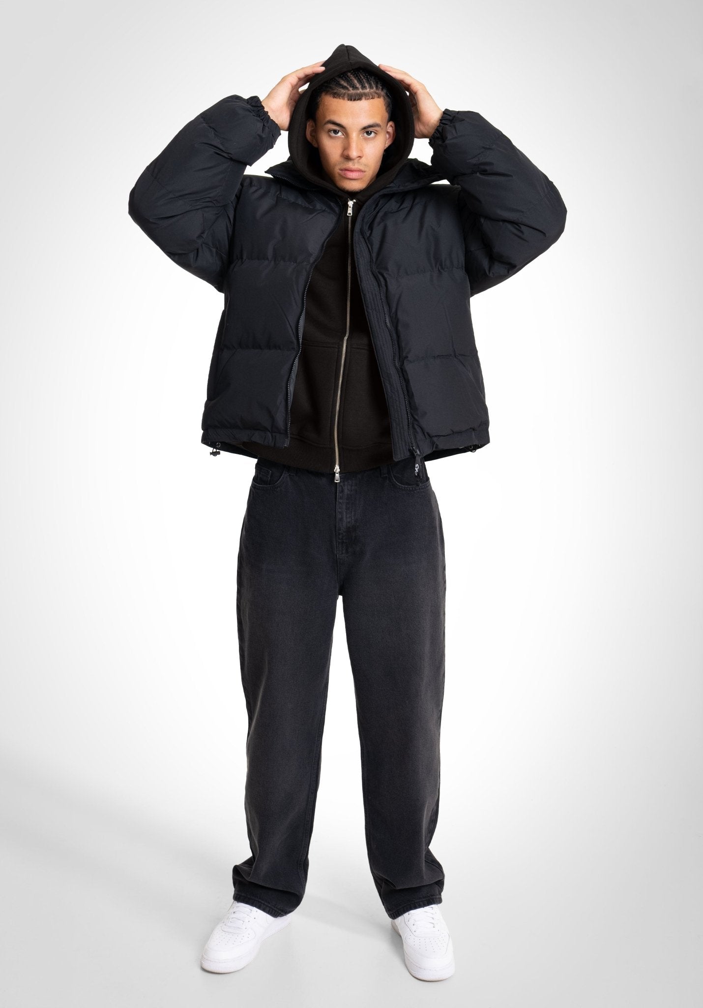 Puffer Jacket - Black () – von Straight Outta Cotton