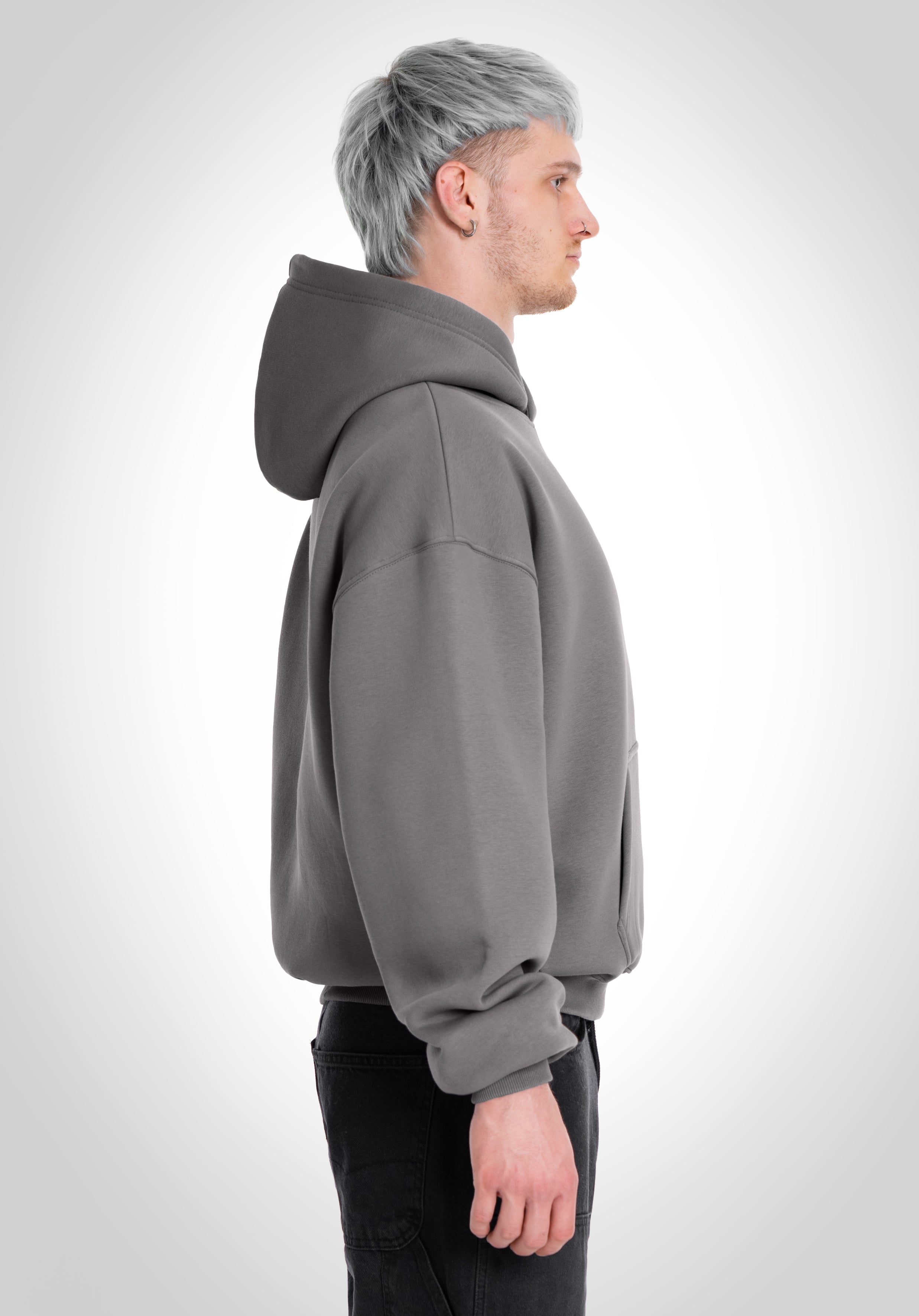 Oversize Hoodie - Cool Grey