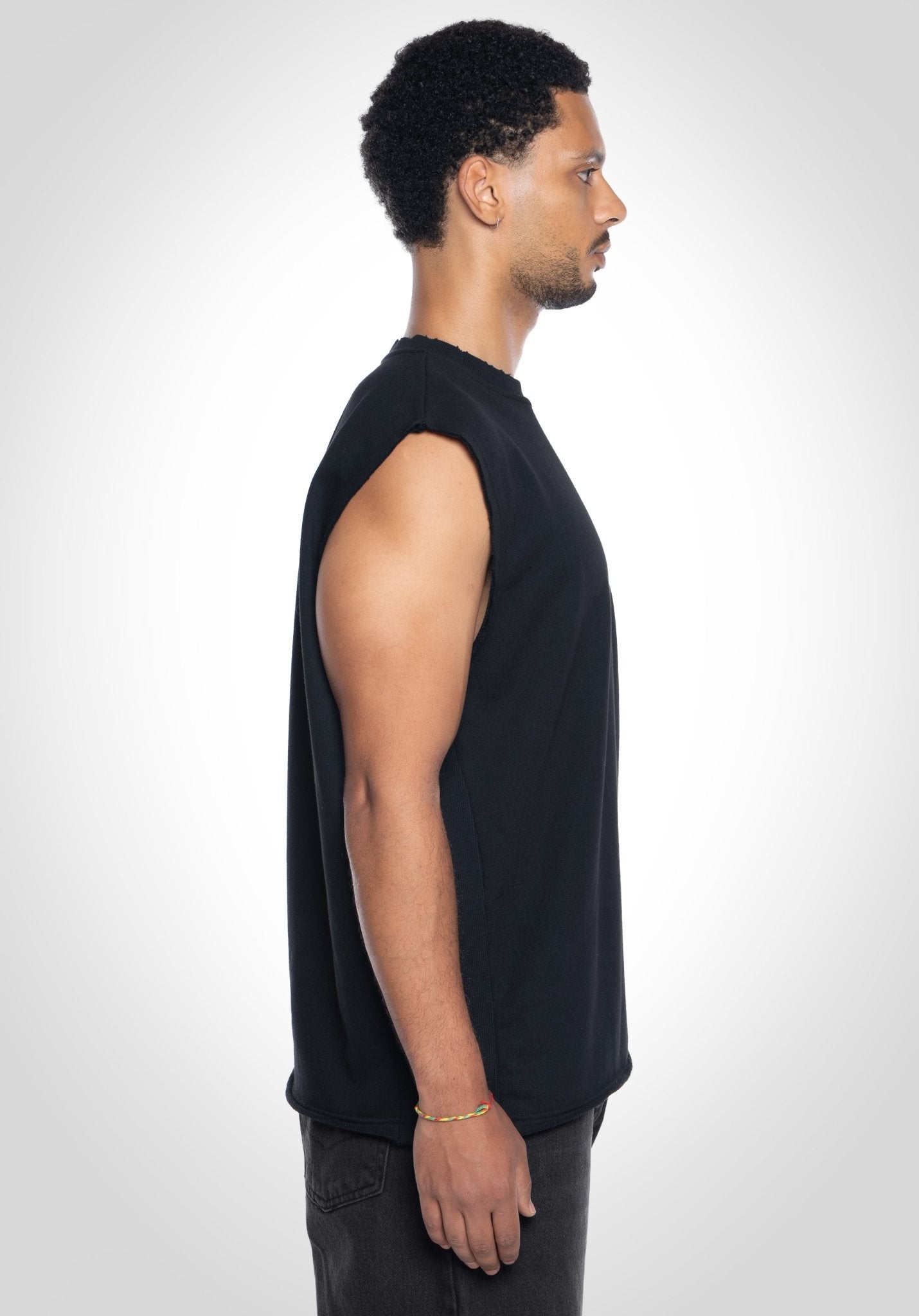Sleeveless Tee - Black () – von Straight Outta Cotton