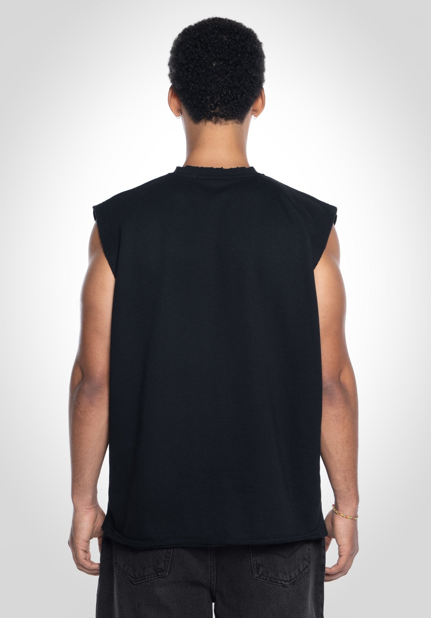 Sleeveless Tee - Black () – von Straight Outta Cotton