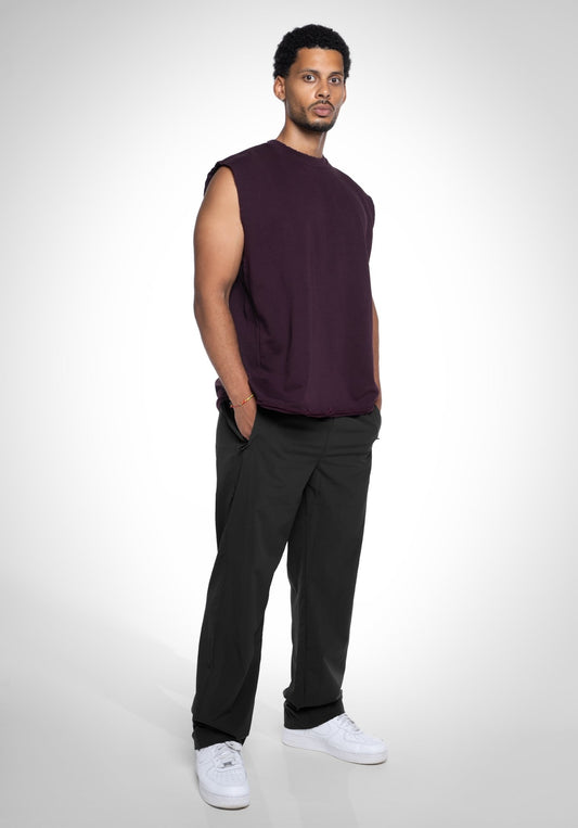 Sleeveless Tee - Plum () – von Straight Outta Cotton