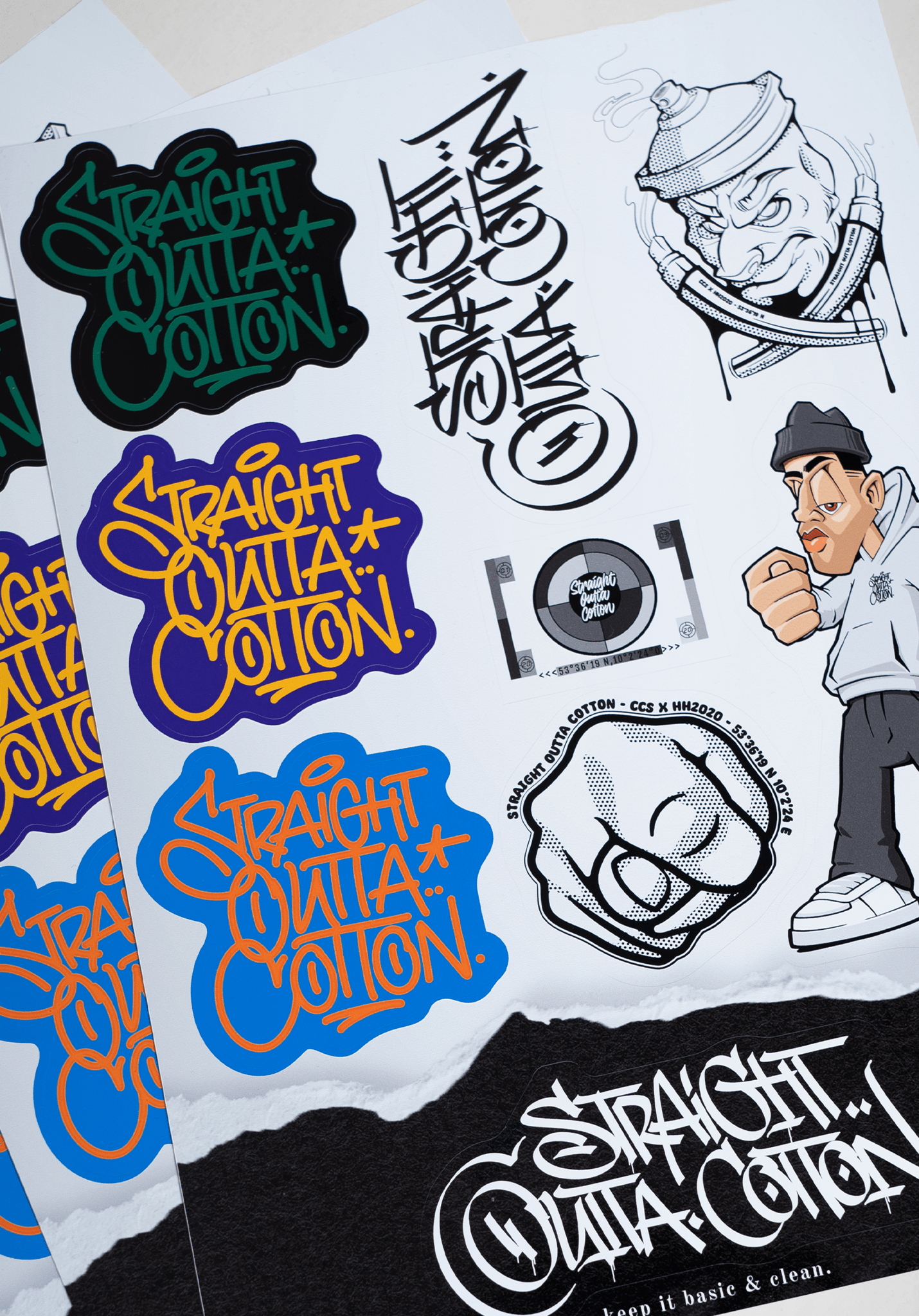 Sticker () – Sticker von Straight Outta Cotton