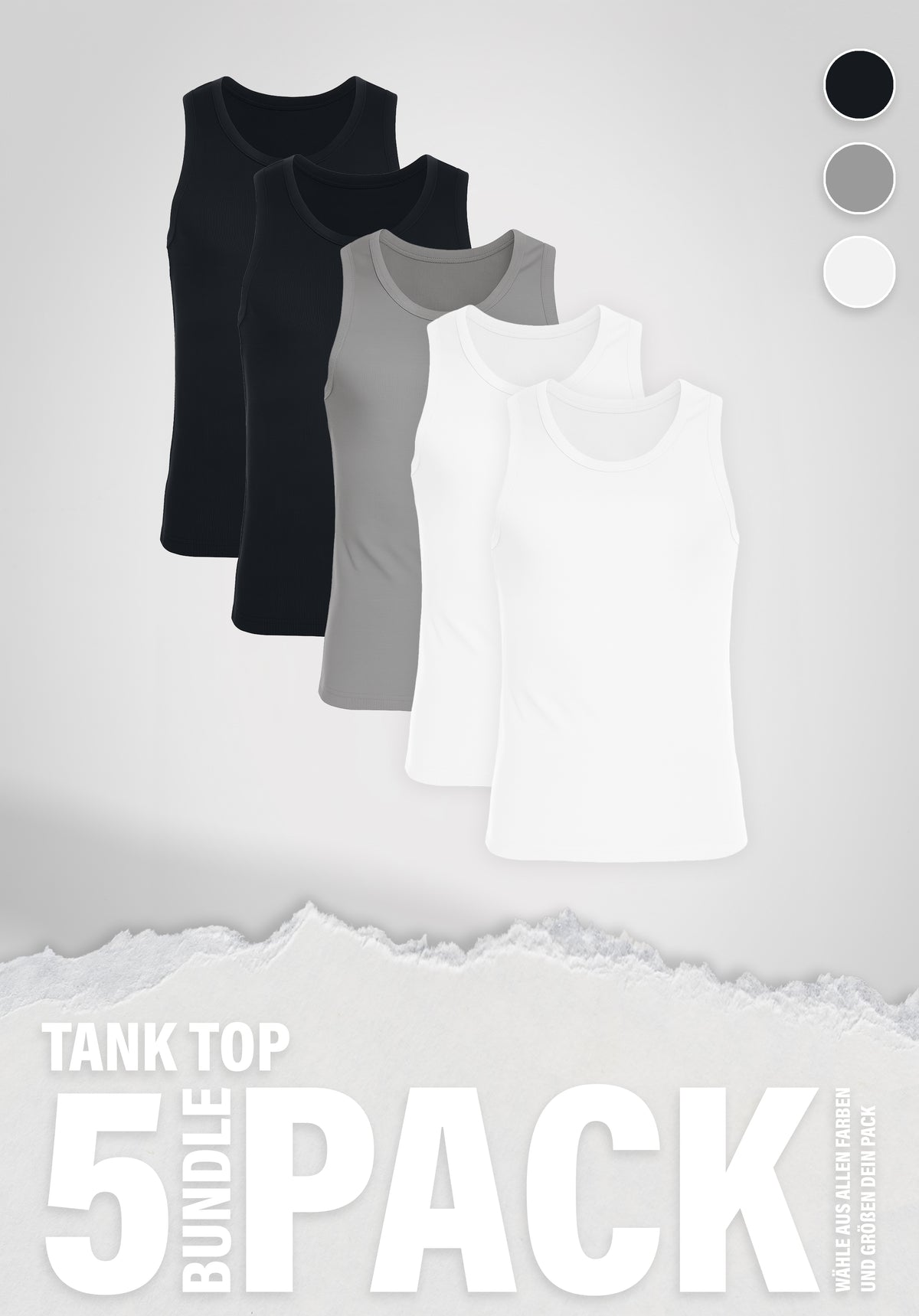 Tank Top 5er Pack