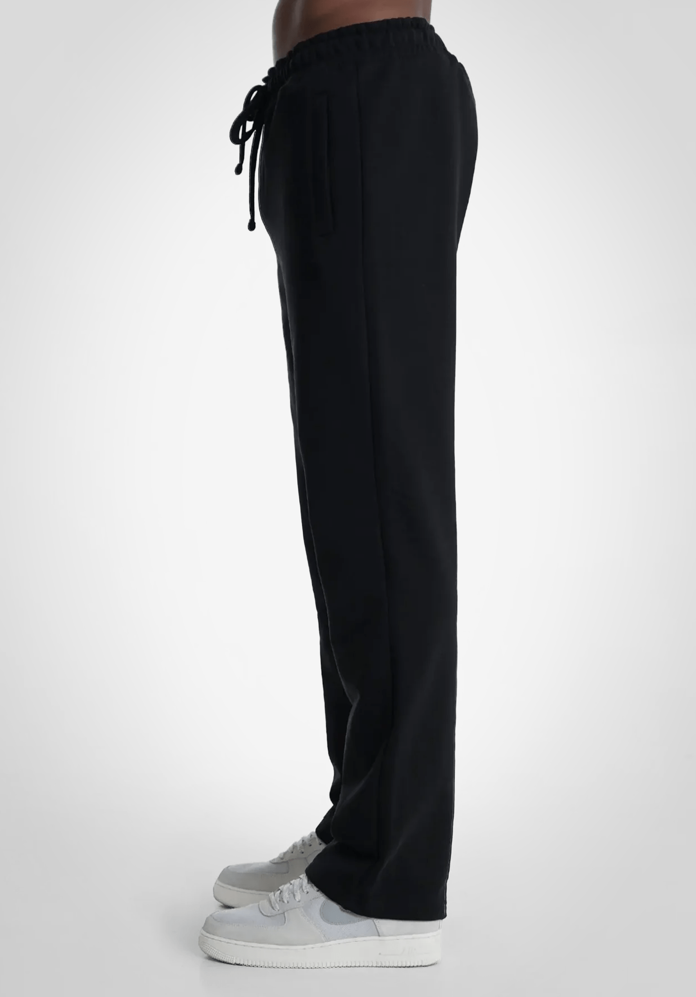 Straight Leg Jogger - Black (Schwarz) – von Straight Outta Cotton