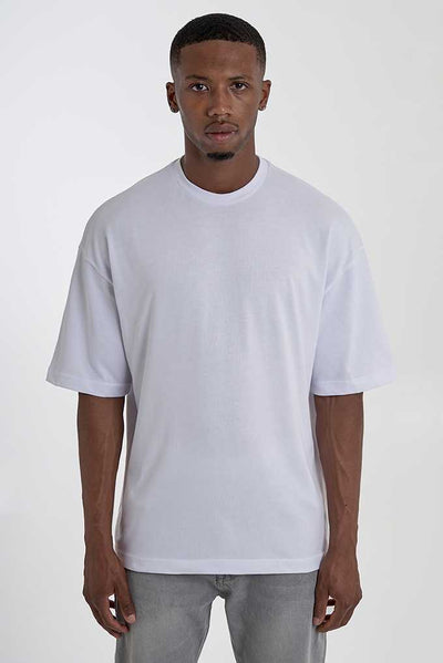 1 Pounder-Oversize T-Shirt Organic - White Straight Outta Cotton