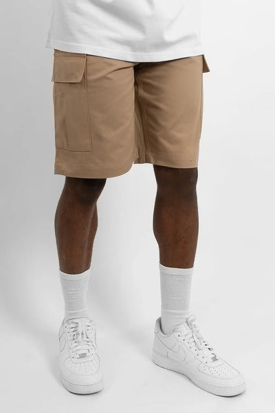 Cargo Shorts - Beige Straight Outta Cotton