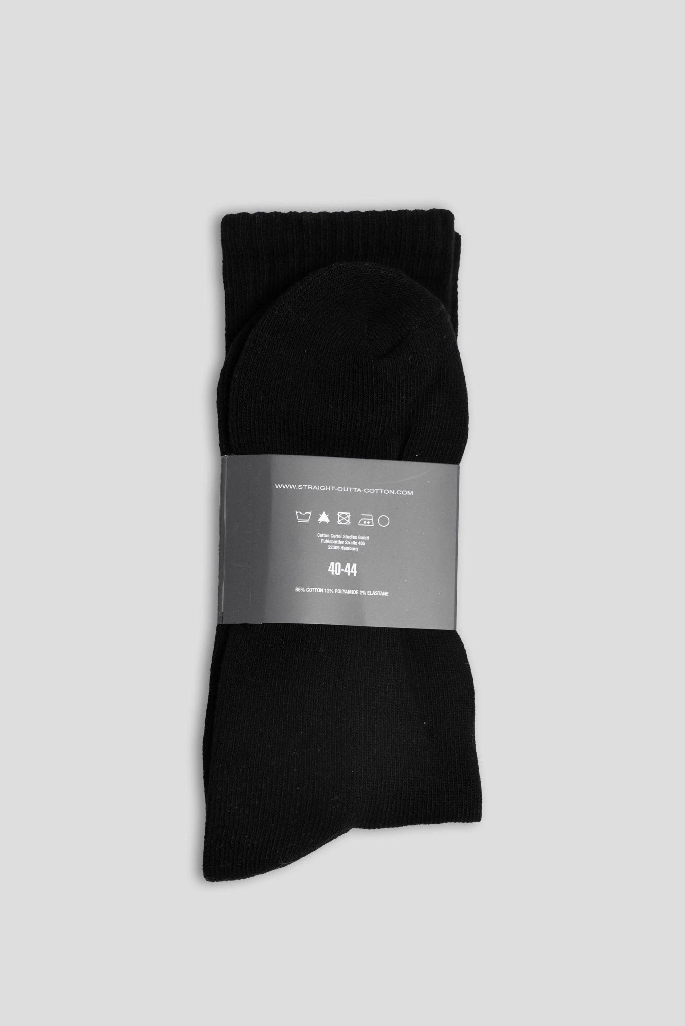 Black Socks () – Socken von Straight Outta Cotton