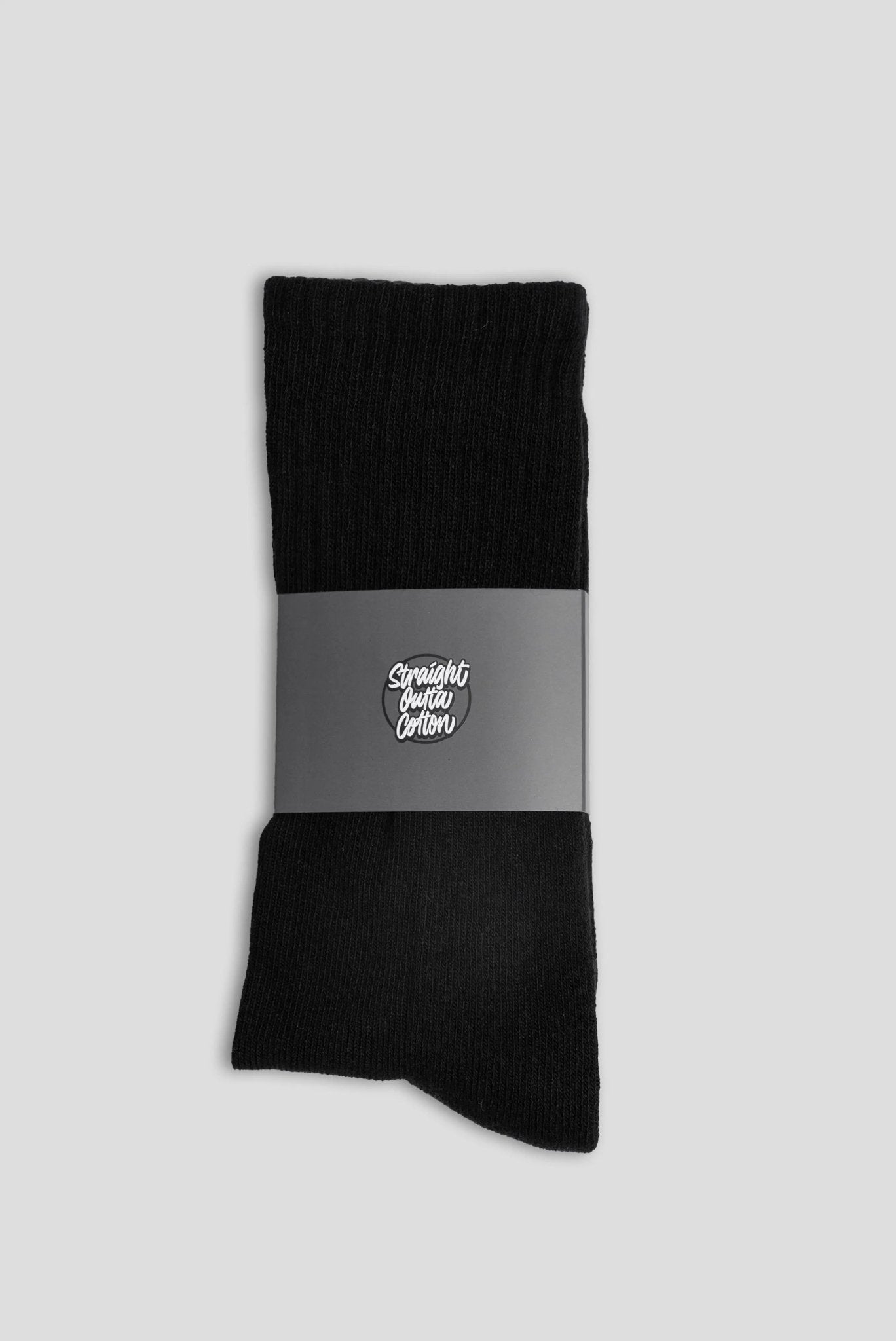 Black Socks () – Socken von Straight Outta Cotton