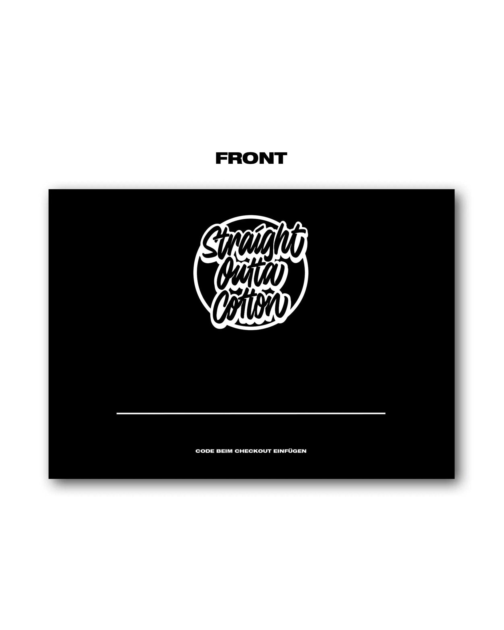 S.O.C. Gift Card/Gutschein () – Gift Card von Straight Outta Cotton