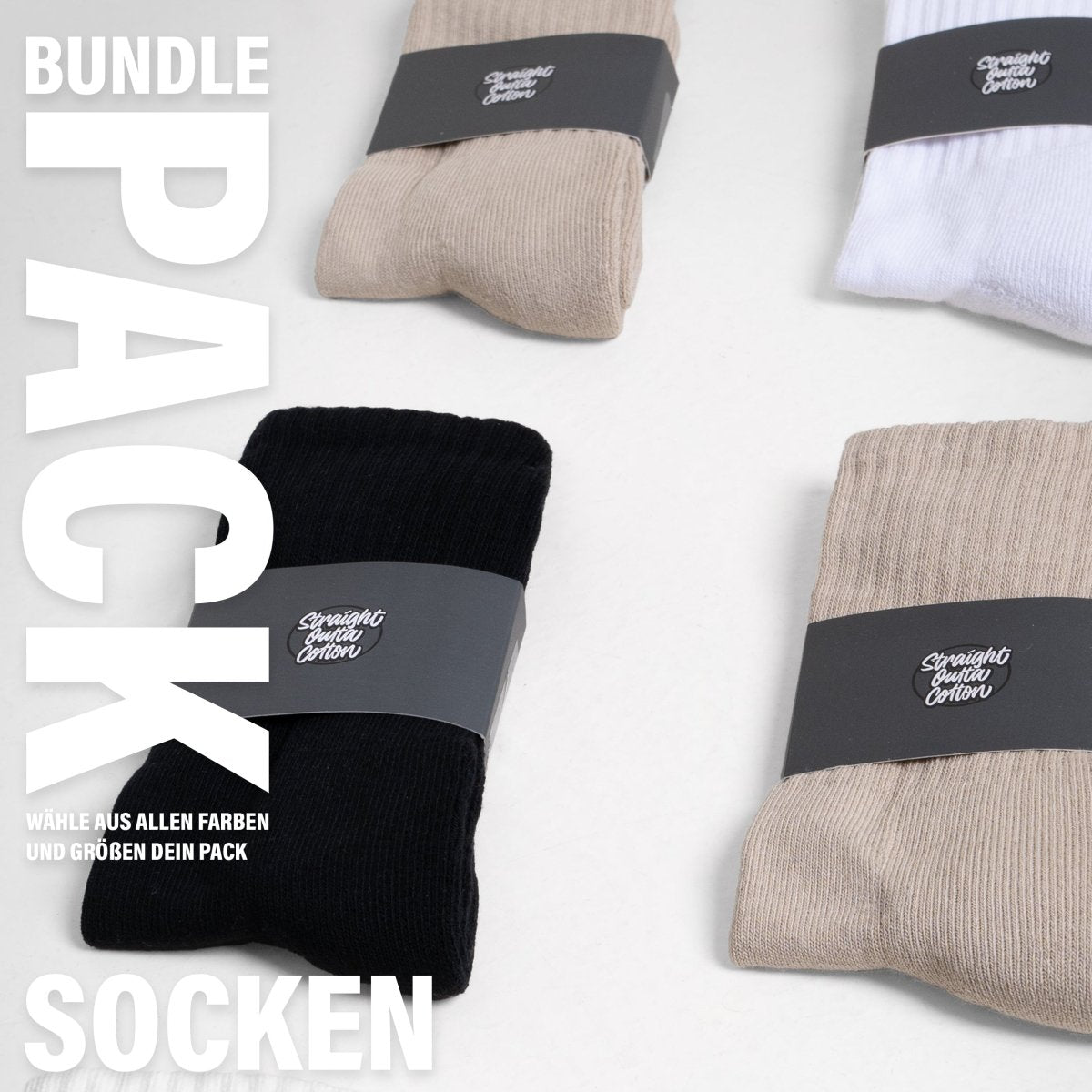 Socken Bundles - Straight Outta Cotton