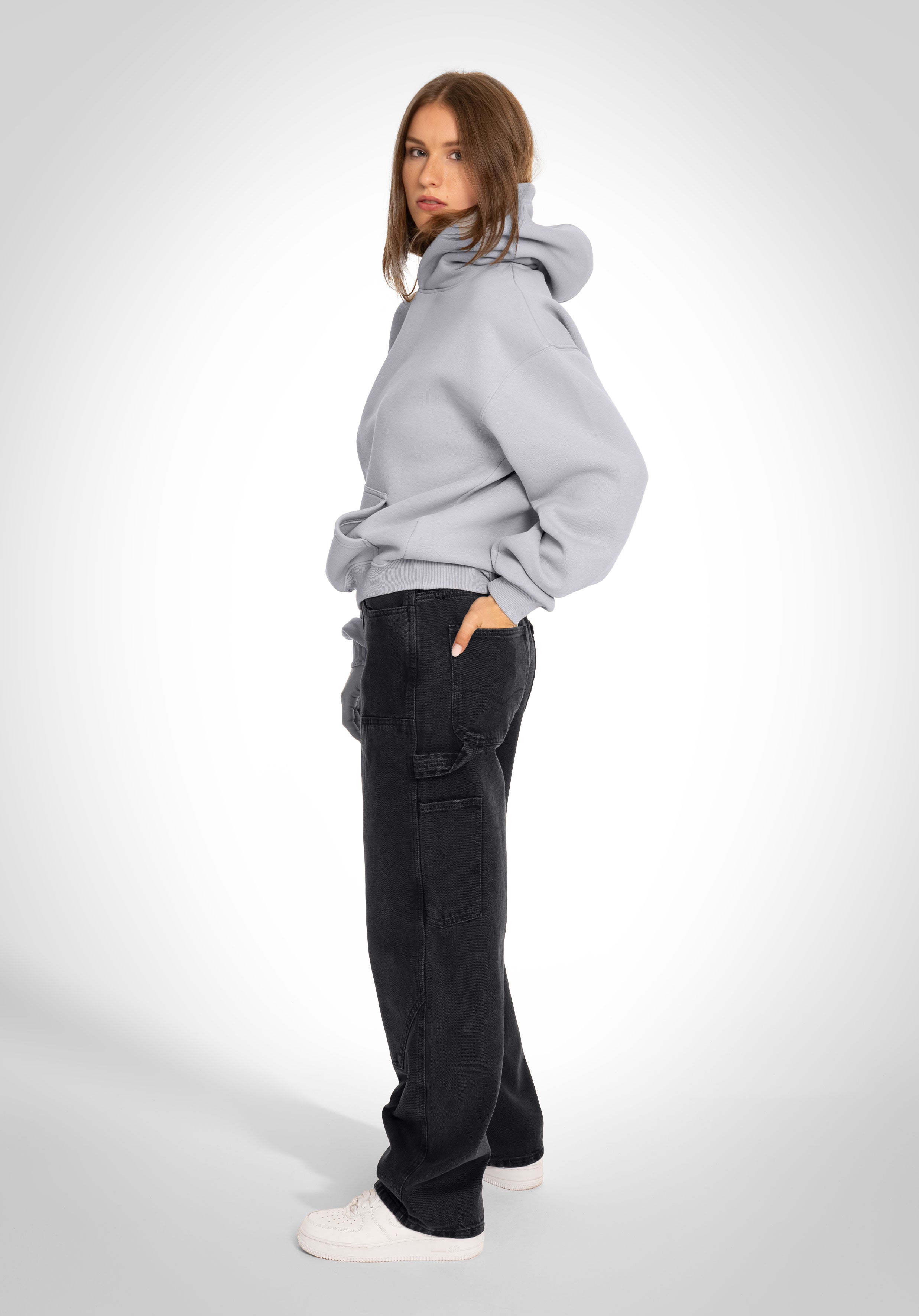 Oversize Hoodie - Light Grey