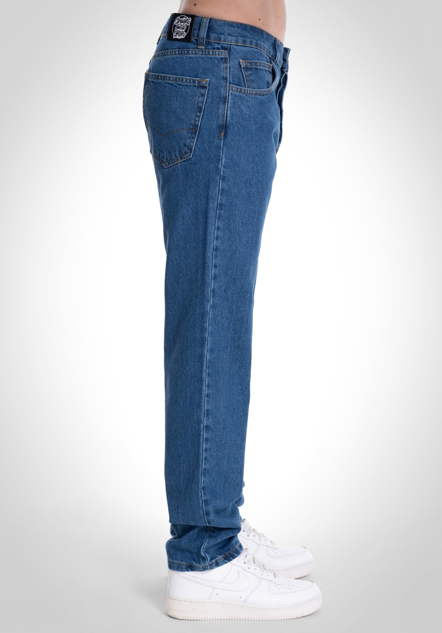 5 Pocket Blue Denim - Stone Washed (30 inch) – Jeans von Straight Outta Cotton
