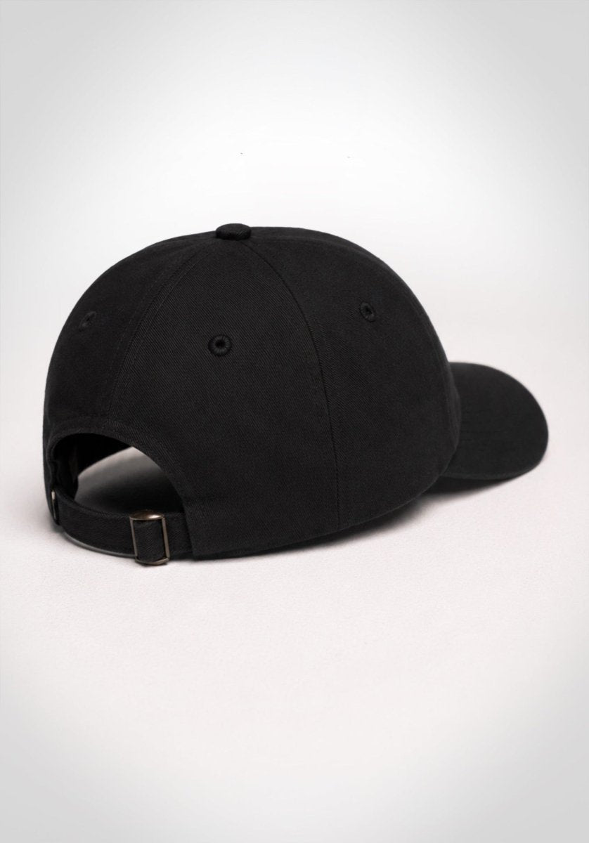 6 Panel Cap „Str8" - Black () – Cap von Straight Outta Cotton