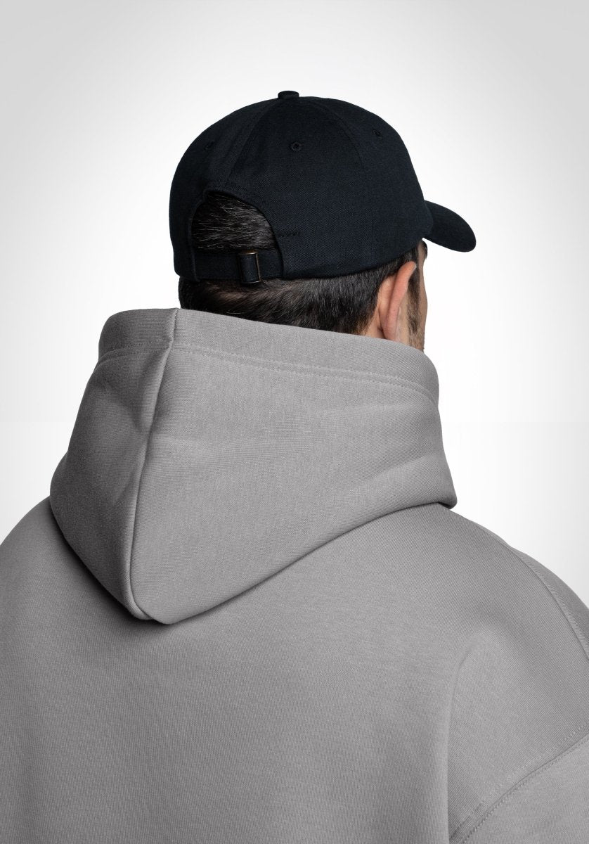 6 Panel Cap „Str8" - Black () – Cap von Straight Outta Cotton