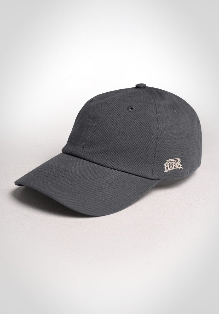 6 Panel Cap „Str8" - Cool Grey () – Cap von Straight Outta Cotton