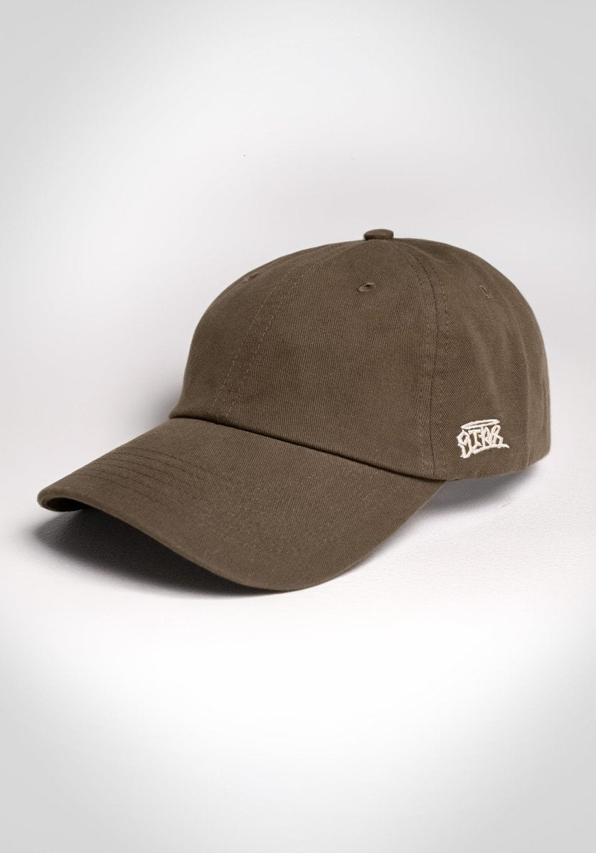 6 Panel Cap „Str8" - Olive () – Cap von Straight Outta Cotton