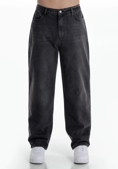 Baggy Denim - Black Washed straight-outta-cotton.com