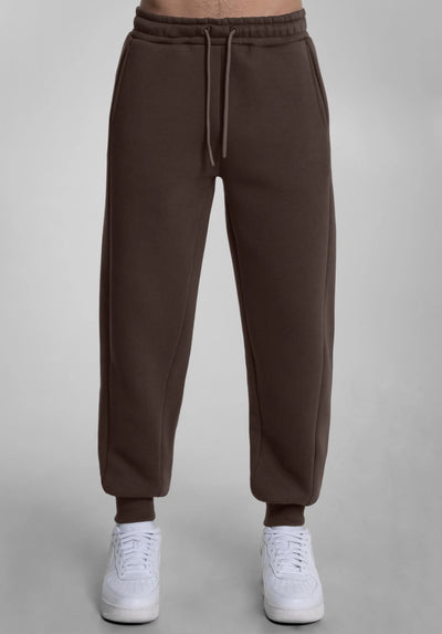 Basic Jogger - Brown straight-outta-cotton.com