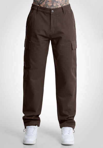 Cargo Pants - Brown straight-outta-cotton.com