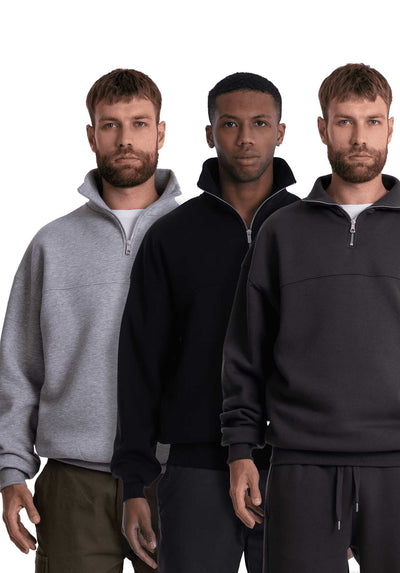Half Zip Hoodie Doublepack Custom Bundle
