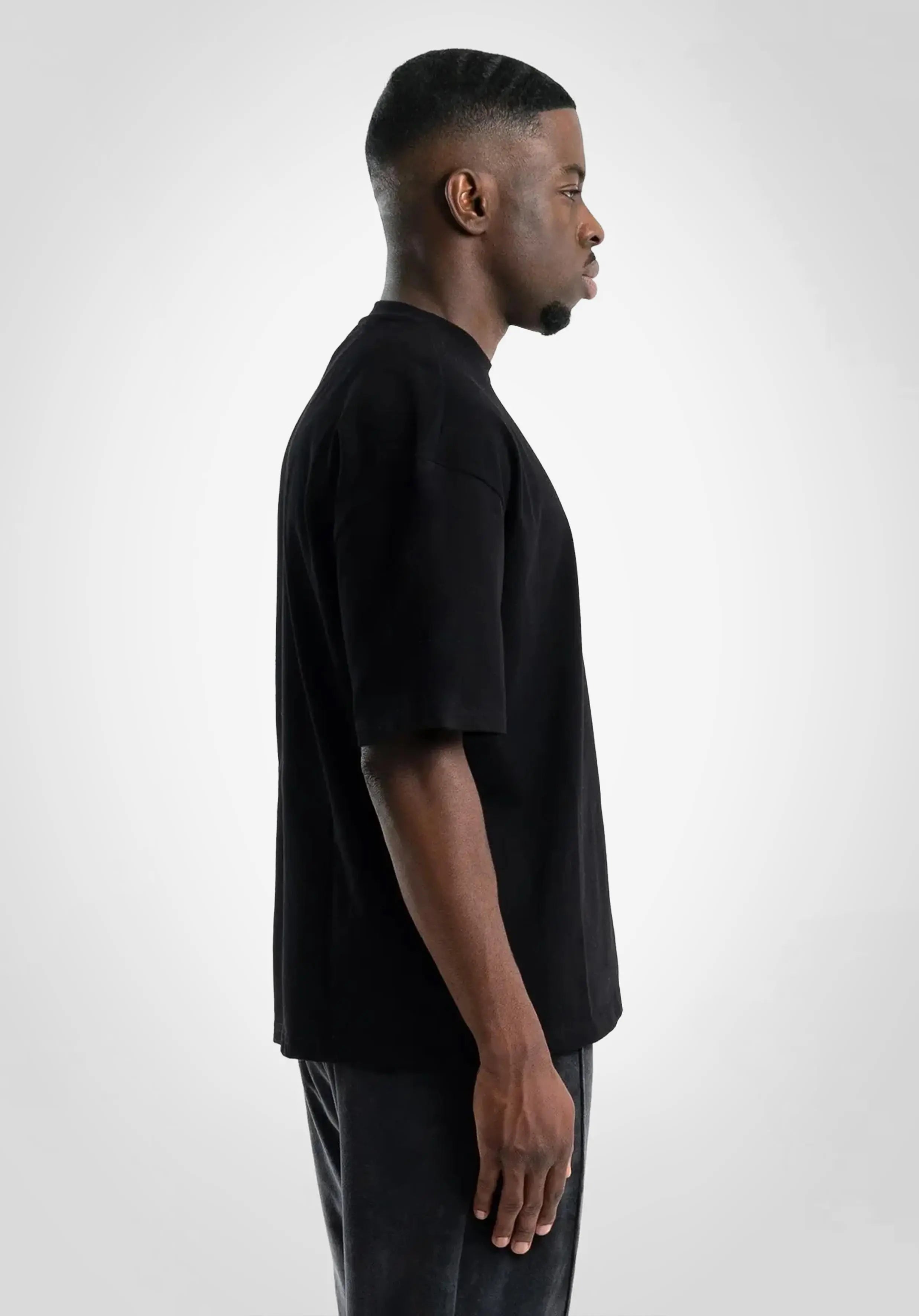 Heavy Oversize Tee - Black straight-outta-cotton.com