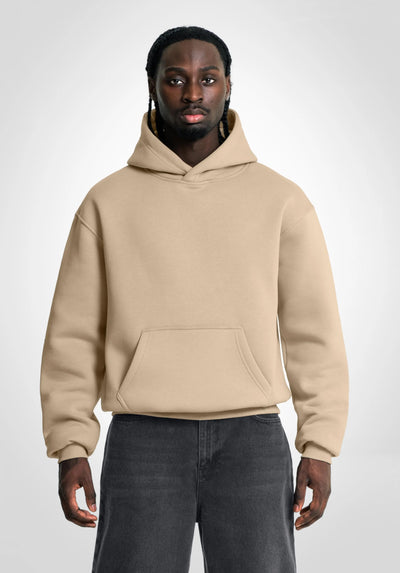 Oversize Hoodie - Light Mocca Straight Outta Cotton