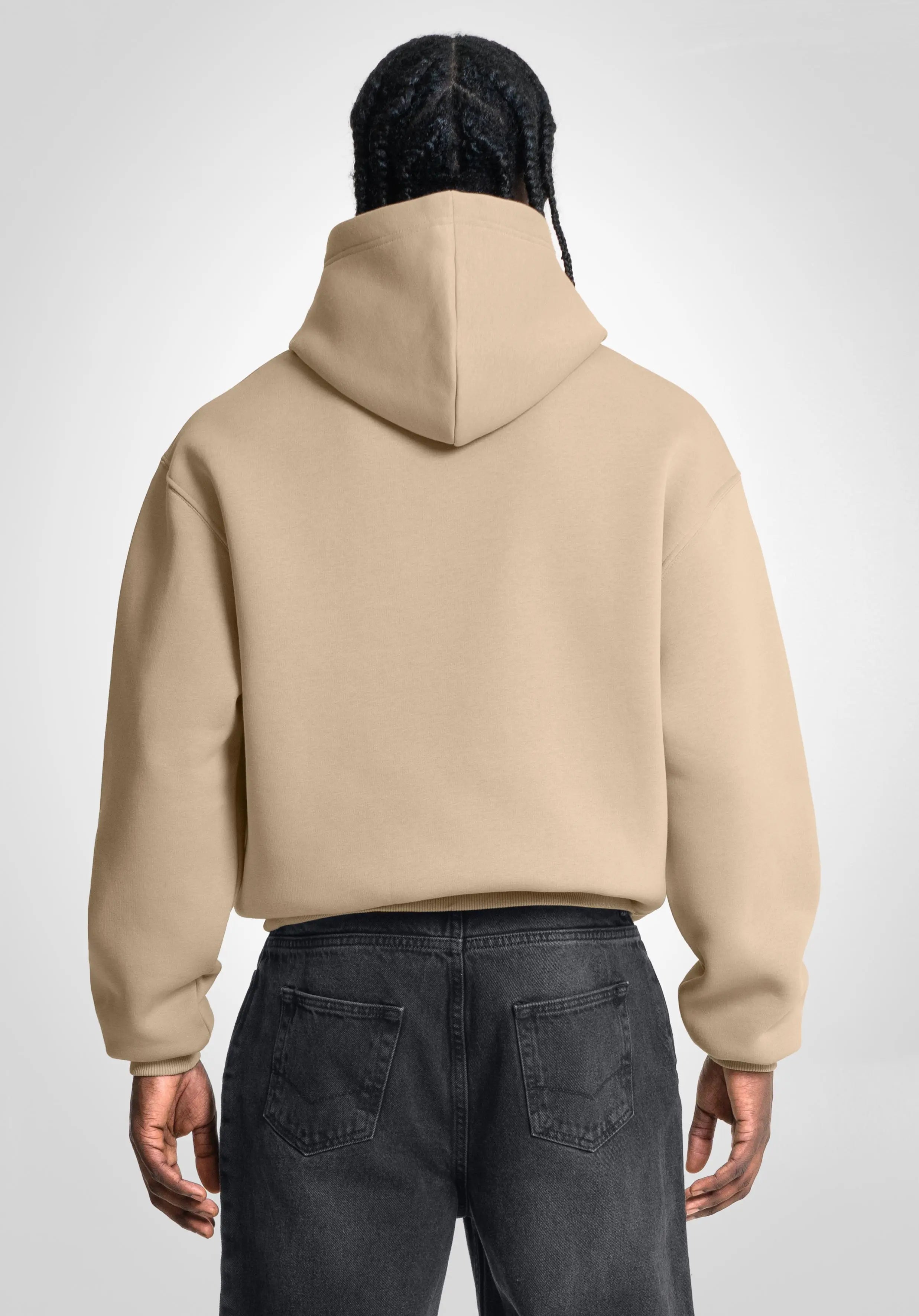 Oversize Hoodie - Light Mocca Straight Outta Cotton
