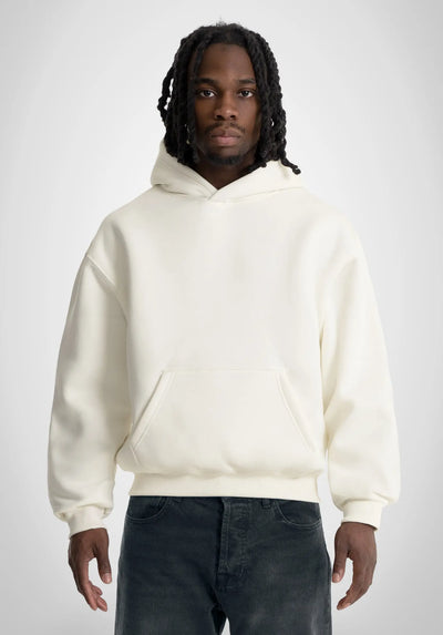 Oversize Hoodie - Off White Straight Outta Cotton