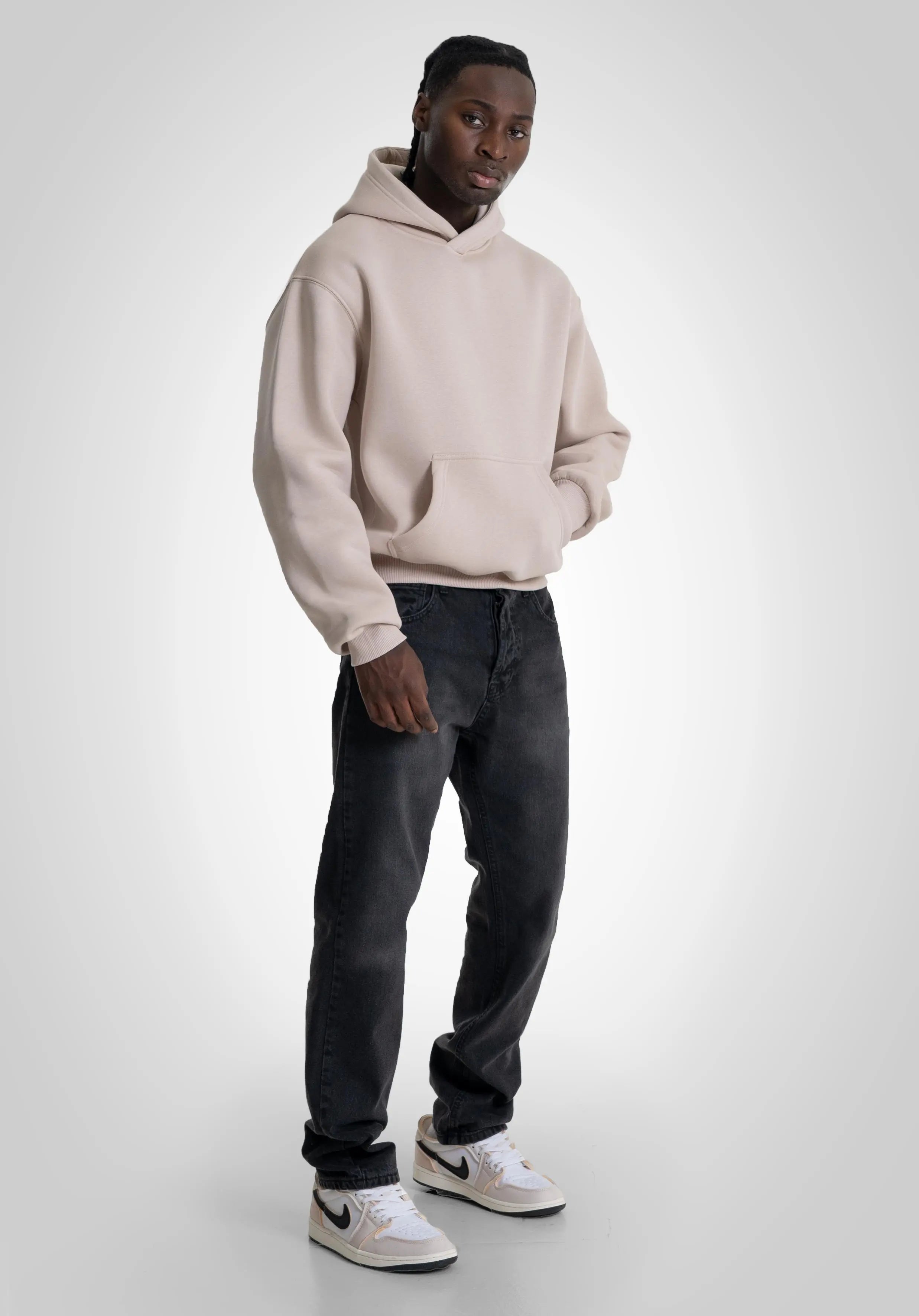 Oversize Hoodie - Peach Latte Straight Outta Cotton