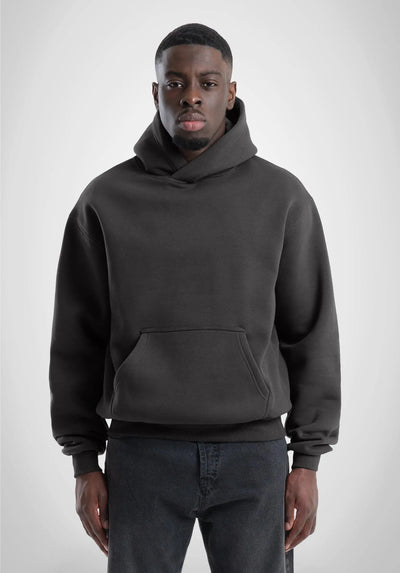 Oversize Hoodie - Slate Grey Straight Outta Cotton