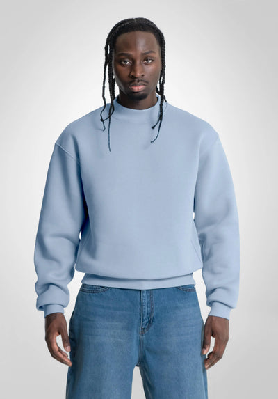 Oversize Sweater - Light Blue Straight Outta Cotton