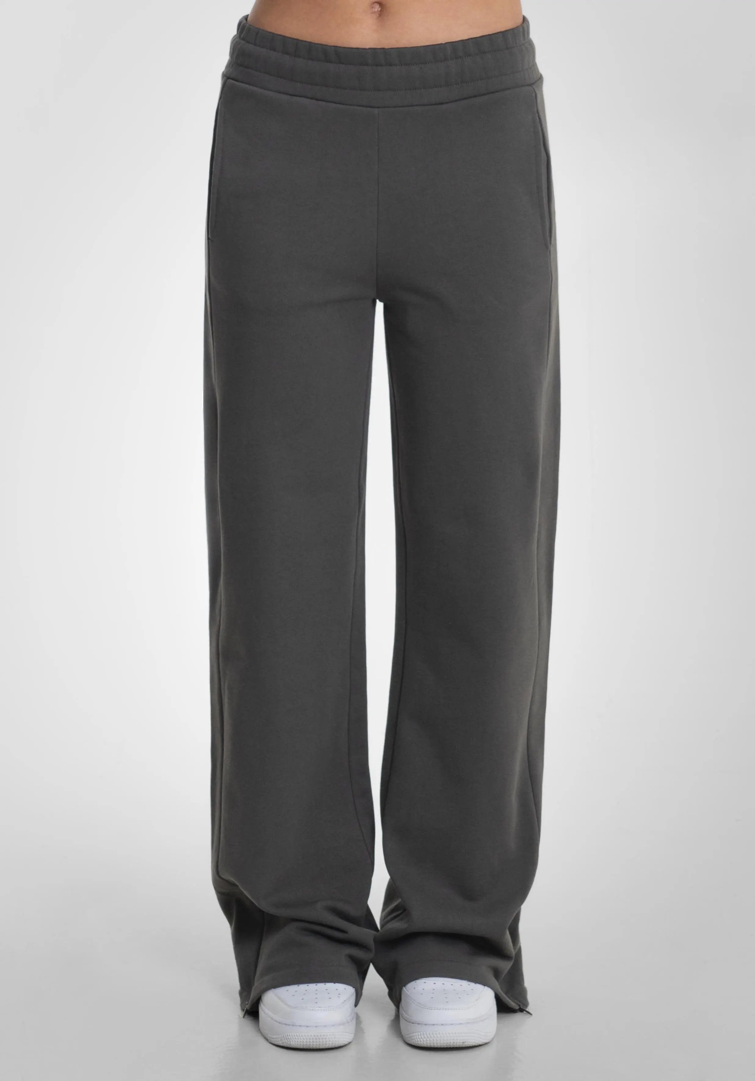 Women Straight Leg Jogger Coral Grey Straight Outta Cotton