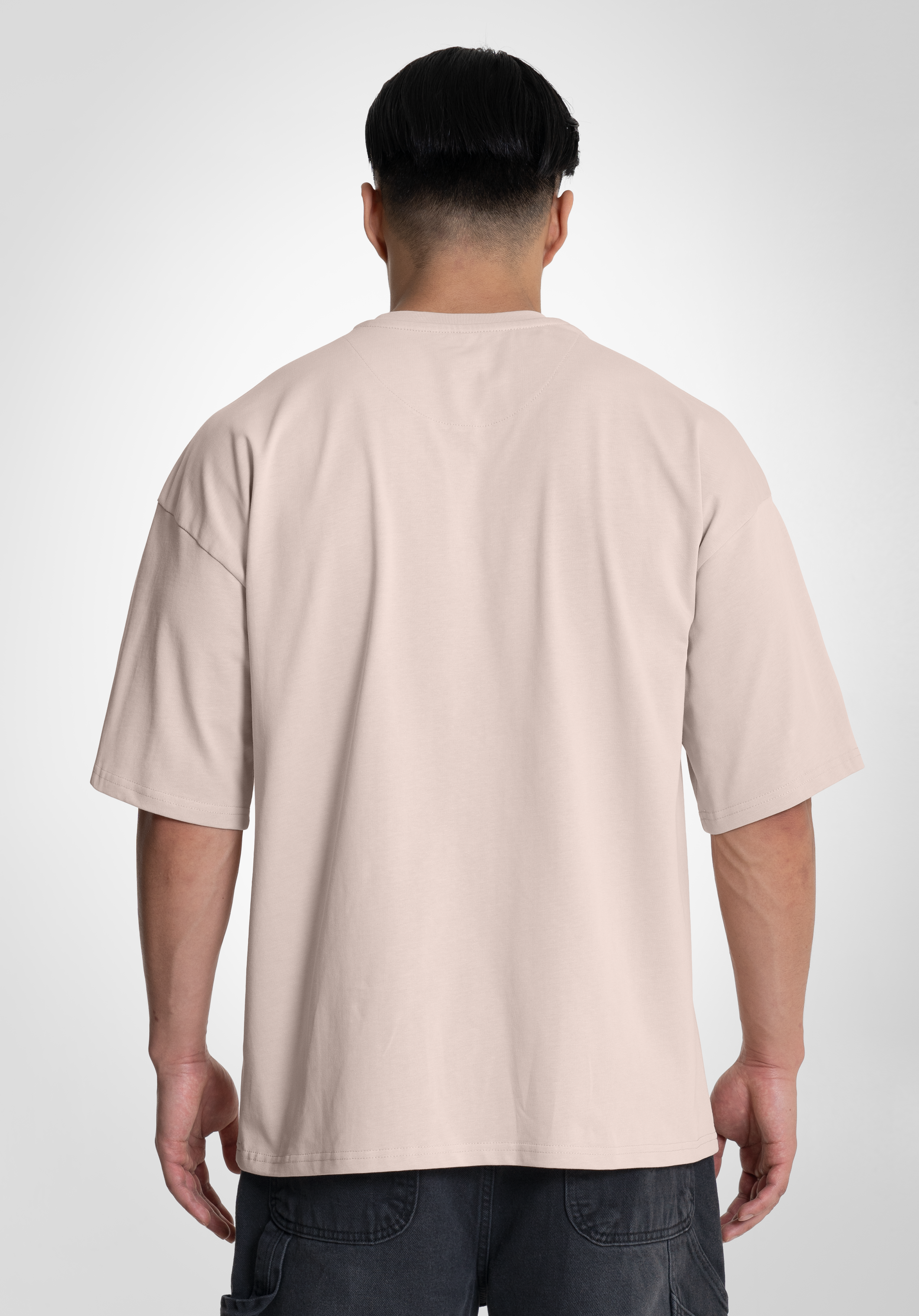 Heavy Oversize Tee - Peach Latte