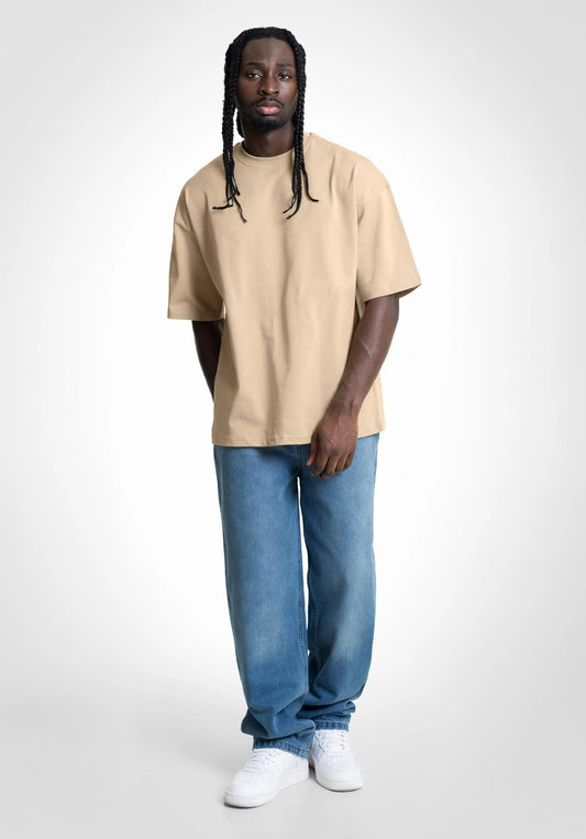 Baggy Denim - Blue Bleached (30 Inch) – Jeans von Straight Outta Cotton