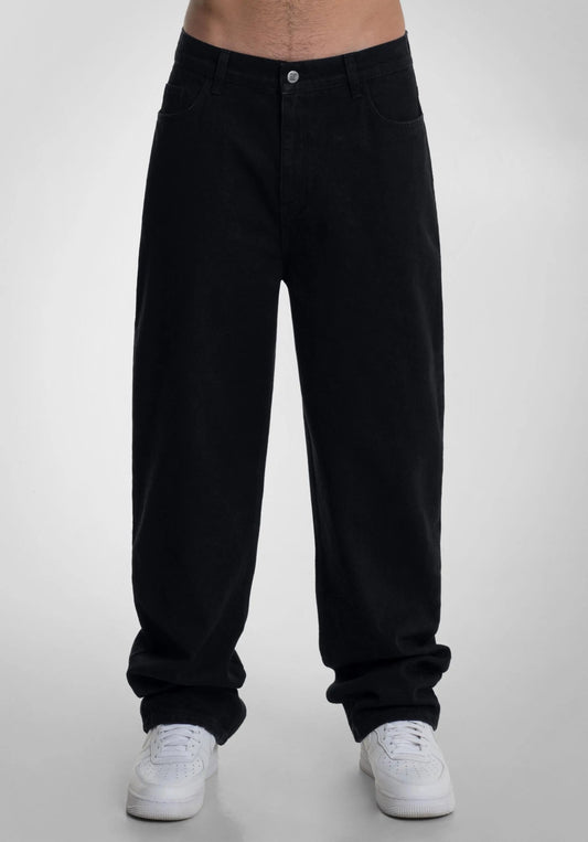 Baggy Denim - Deep Black (30 Inch) – Jeans von Straight Outta Cotton