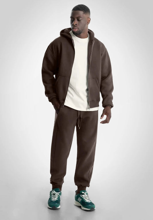 Basic Jogger - Brown () – Jogger von Straight Outta Cotton