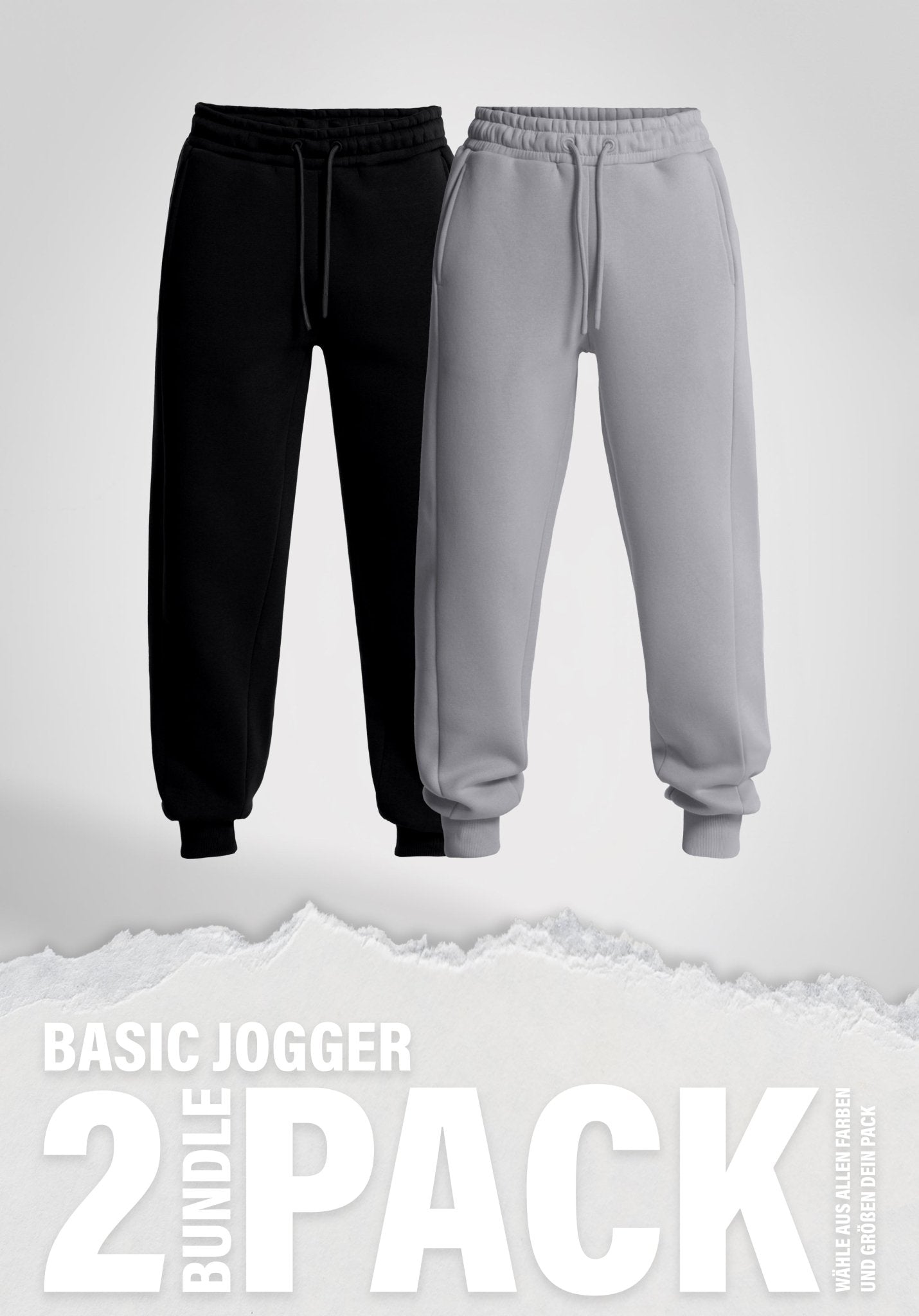 Basic Jogger Doublepack () – Custom Bundle von Straight Outta Cotton