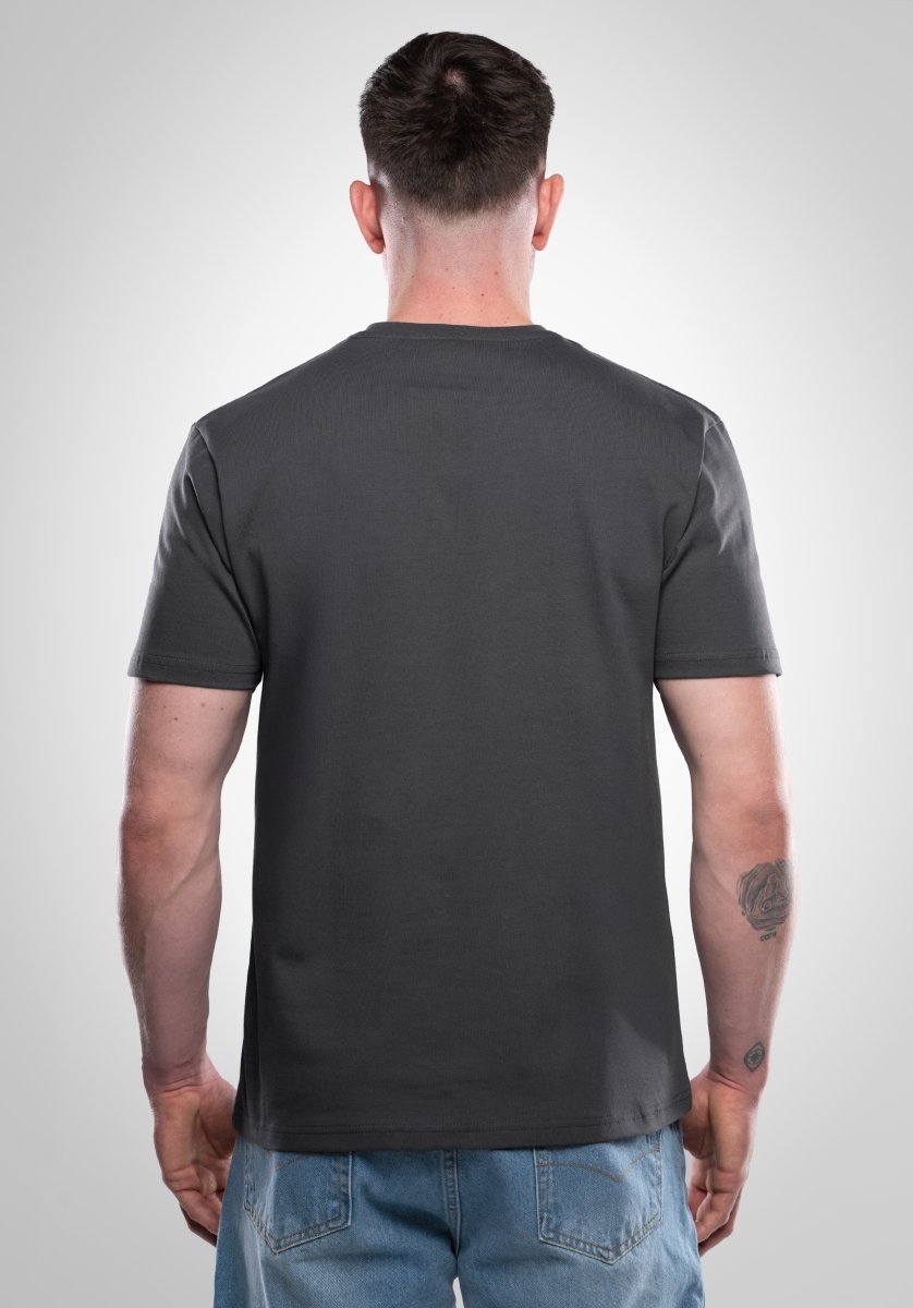 Basic Regular Fit Tee - Slate Grey (Grau) – von Straight Outta Cotton