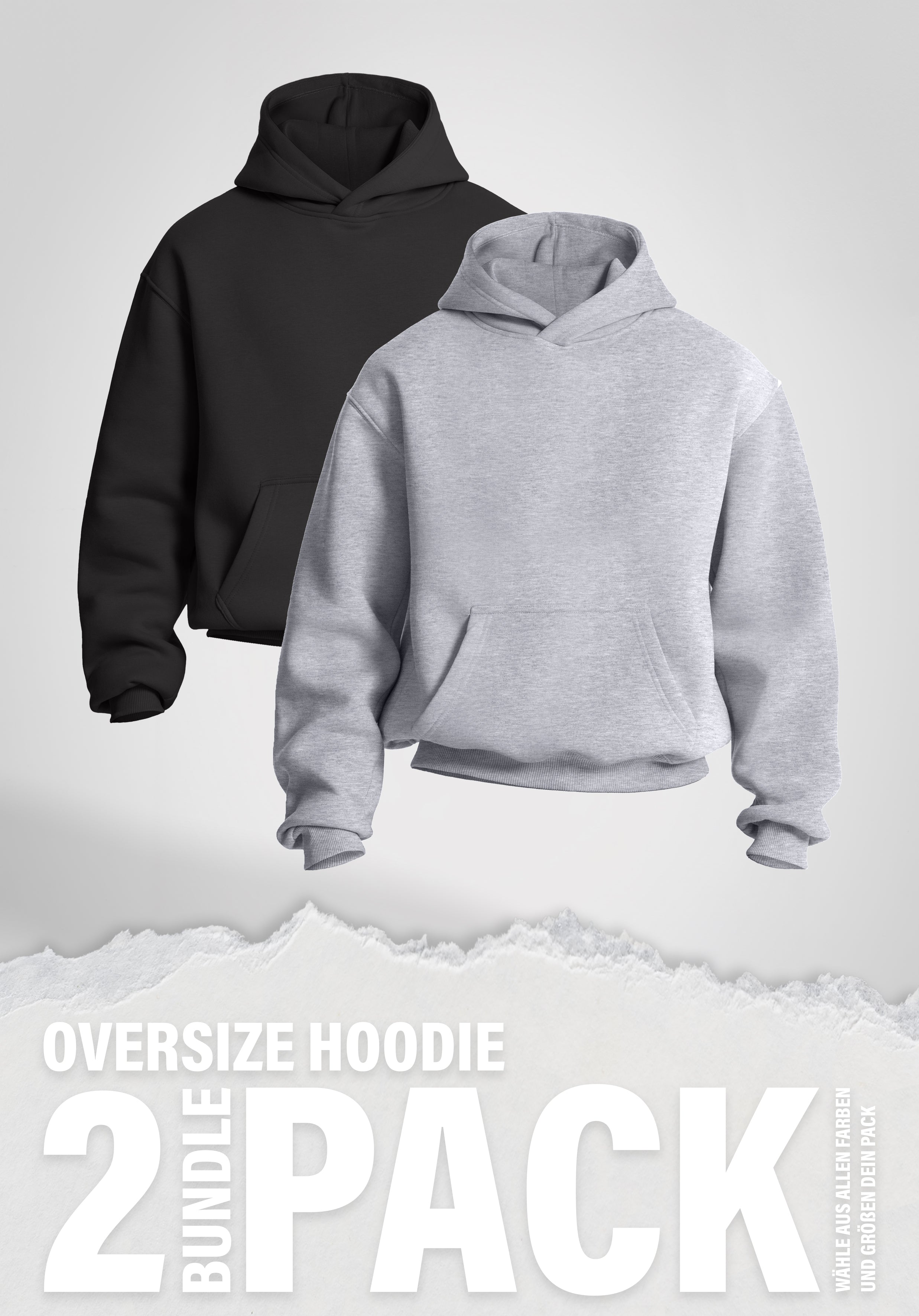 Oversize Hoodie Doublepack