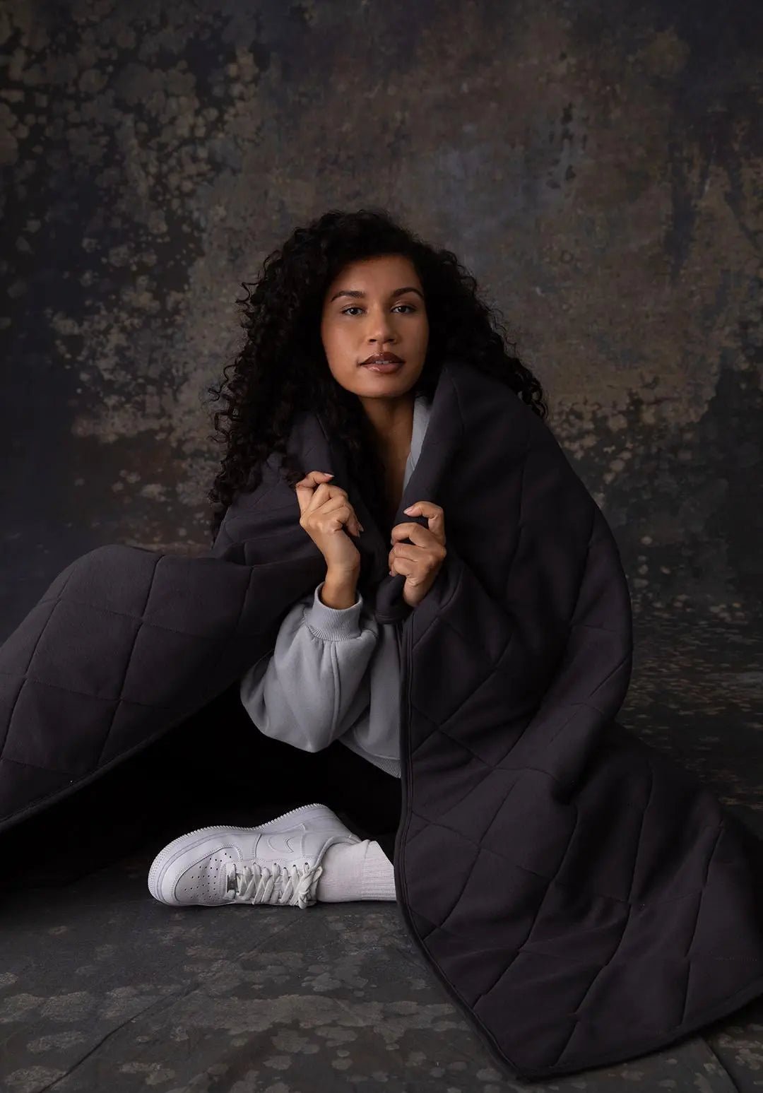 Chill - Decke aus doppellagigem Sweatstoff () – von Straight Outta Cotton