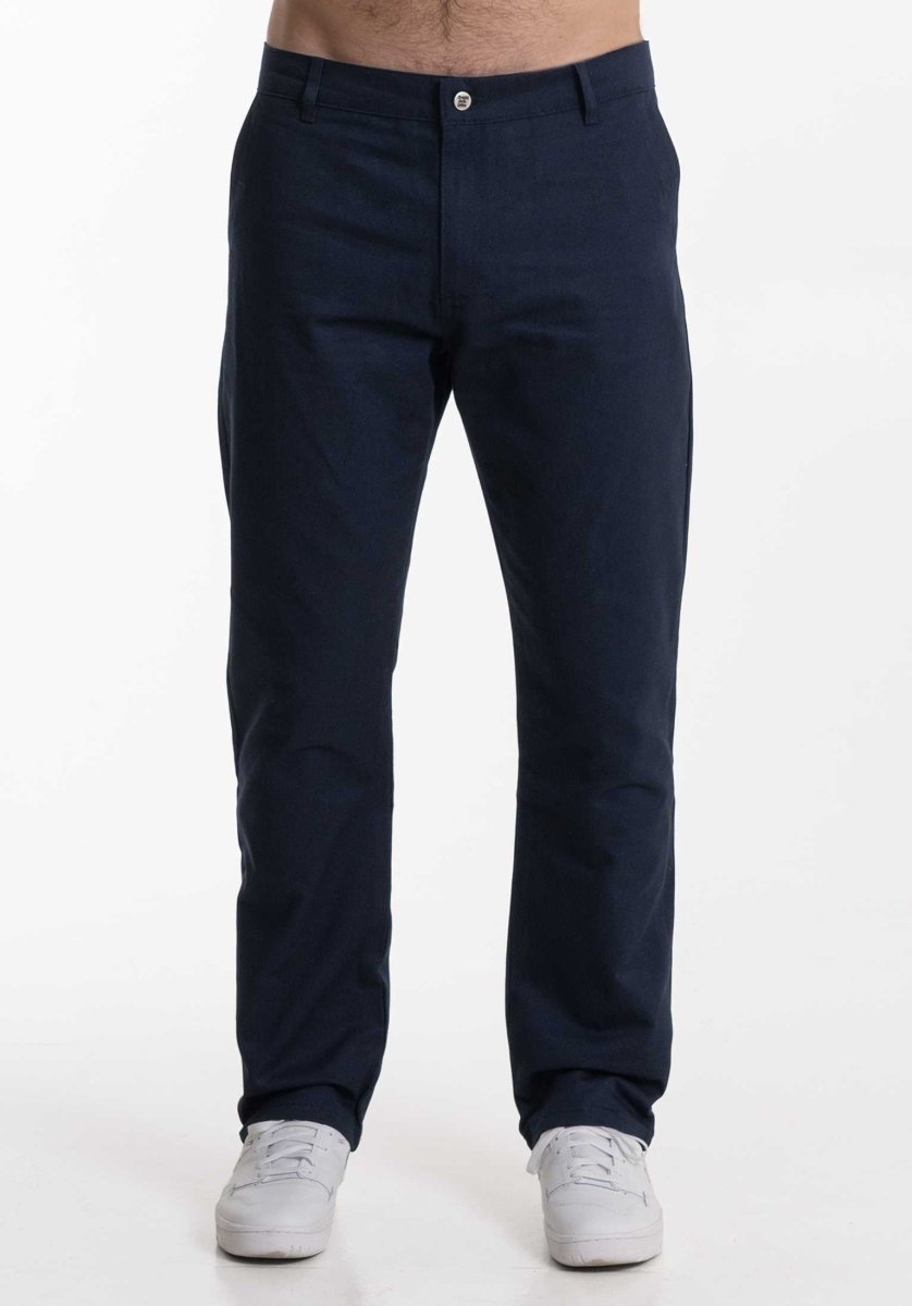 Chino Pants - Navy straight-outta-cotton.com