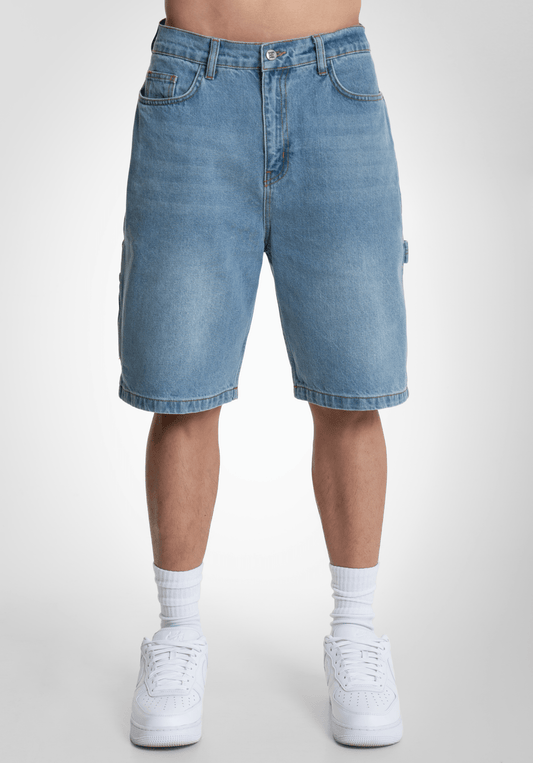 Denim Shorts - Bleached (Blau) – Shorts von Straight Outta Cotton