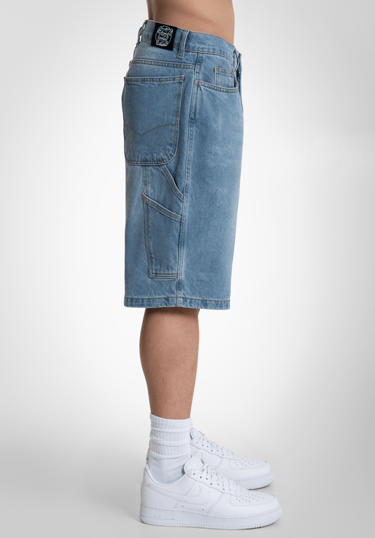 Denim Shorts - Bleached (Blau) – Shorts von Straight Outta Cotton