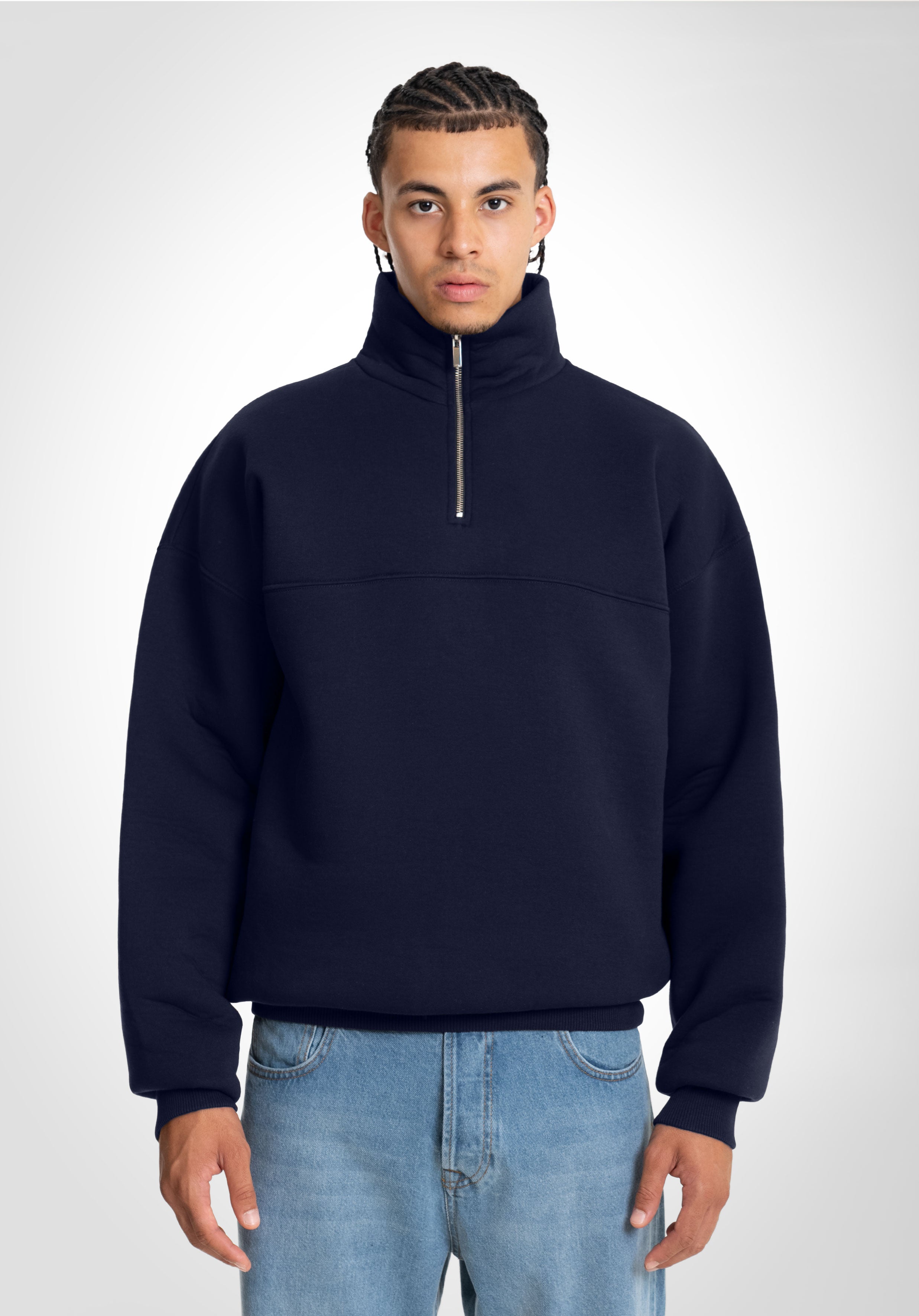 Half Zip - Slate Navy