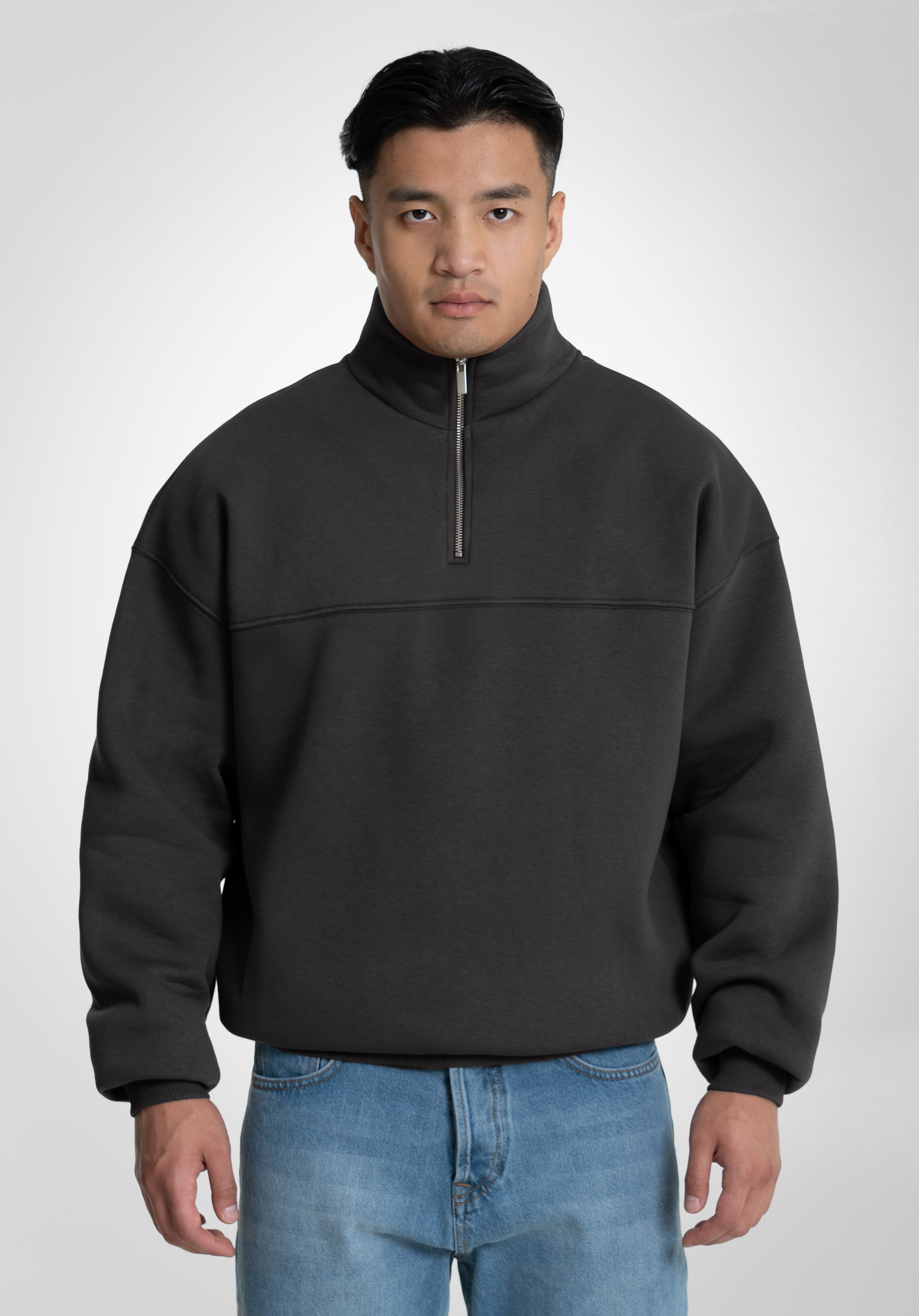 Half Zip - Slate Grey